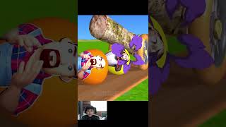 Troll Squid Game Lock Key Wooden Door vs Log Rolling Wheel Challenge Granny Loser shortsvideo [upl. by Betthezel637]