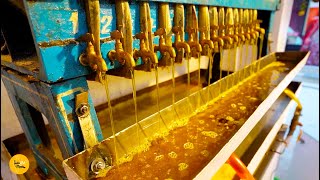 2000 Kg Daily Making Pure Yellow Mustard Oil Mega Factory Rs 245 Per ltr l Delhi Street Food [upl. by Aihsinat]