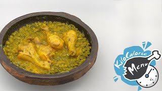 Pilons de poulet aux petit pois cuisson traditionnelle [upl. by Rebe]