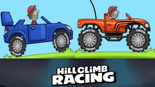 Rally Car vs Monster Truck Best Choice in Hill Climb Game 27 [upl. by Hullda]