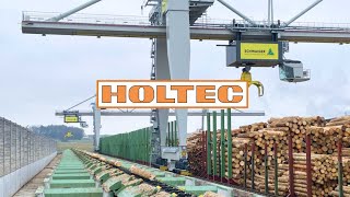 Schwaiger Holzindustrie  Rundholzplatz von HOLTEC [upl. by Teuton]