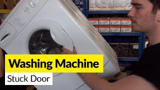 How to Open a Washing Machine Door thats Stuck Closed [upl. by Cami]