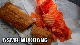 ASMR POTBELLYS ITALIAN SUB amp CHEESY FLAMIN HOT CHIPS MUKBANG EATING SOUNDS [upl. by Stuart]