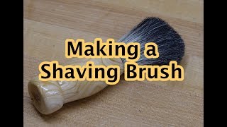 Making a Shaving Brush [upl. by Ramma]