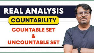 Countability of Sets  Similar Sets Finite Sets Infinite Sets Uncountable set  Real Analysis [upl. by Nylirad]