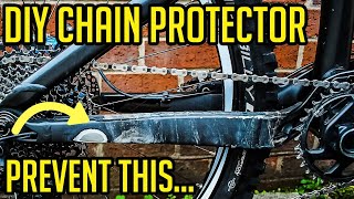 MTB Chain Protector  DIY Chain Protector [upl. by Jovi]