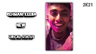 MCST∆NREHMANI KEEDA🥀 LIRICS  EDIT ALIGHT MOTION MC STAN NEW STATUS [upl. by Lacy]