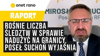 Suchoń do pilnowania granicy zostali skierowani żołnierze którzy nie są do tego wyszkoleni [upl. by Suoivatra]