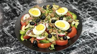 La vrai lauthentique salade niçoise 🥗 Deli Cuisine [upl. by Seaman]