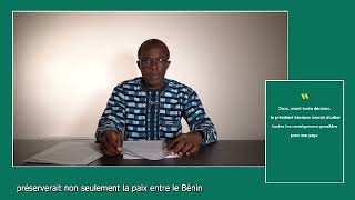 BENIN SOUS PATRICE TALON COMPROMISSION PERMANENTE DES RELATIONS DE BON VOISINAGE [upl. by Ravaj88]