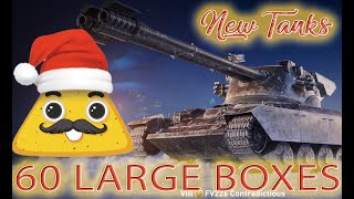 Opening 60 Holiday Ops 2025 Large Boxes  World of Tanks FV226 XM57 worldoftanks gaming worthit [upl. by Dorfman]