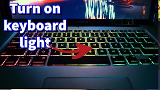 How To Turn On Keyboard Light Or backlight In Any Laptop EASY [upl. by Sublett]