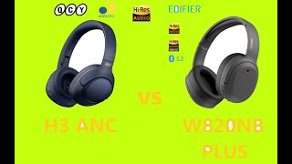 COMPARATIVO QCY H3 ANC vs EDIFIER W820nb Plus [upl. by Farlee]