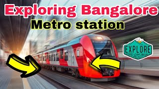 Exploring Bangalore metro train 😱  rtcuday5322 [upl. by Kirst]