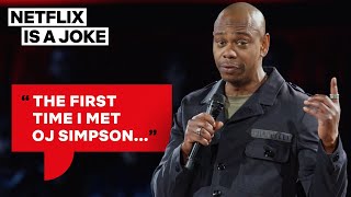 Dave Chappelle Thinks OJ Simpson Might Be Chasing Him  Netflix Is A Joke [upl. by Swigart]