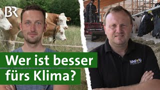 Kleinbauer gegen Großbauer Bio vs Konventionell  Was ist besser fürs Klima  Unser Land  BR [upl. by Nwahsel]