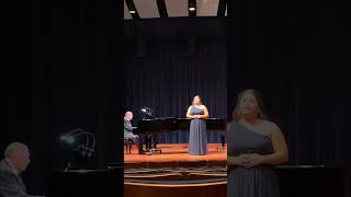 “Weep You No More” by Quilter for Schmidt Vocal Arts competition sung by Isabella Rivera [upl. by Edla]