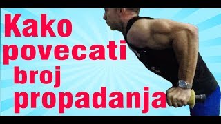 Trening propadanja  kako povecati broj ponavljanja [upl. by Gotthard]