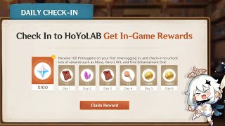 HOW TO DAILY CHECK IN HOYOLAB APP GENSHIN IMPACT [upl. by Beth449]