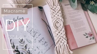 DIY Macramé záložka do knihy by MACRAMÉ SVĚT [upl. by Eisac]