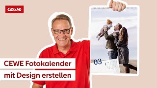 CEWE Fotokalender mit Design erstellen [upl. by Mannuela]