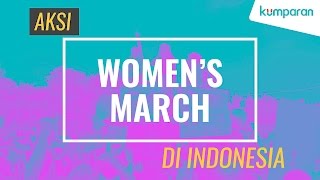 Aksi Womens March di Indonesia [upl. by Attenaej]