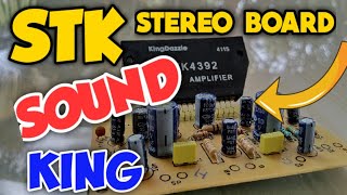 STK 4392 STEREO AMPLIFIER BOARD  REVIEW [upl. by Clift130]