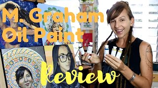 Oil Paint Review and Tint Test  M Graham amp Co [upl. by Idurt748]