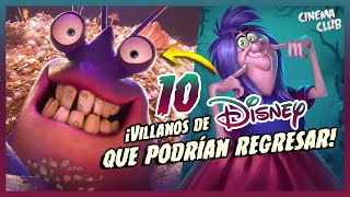 10 VILLANOS DISNEY que podrían REGRESAR 💀 [upl. by Iznil892]