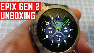 Garmin EPIX Gen 2 Unboxing and Demo  Fenix 7 with AMOLED [upl. by Ezarras]