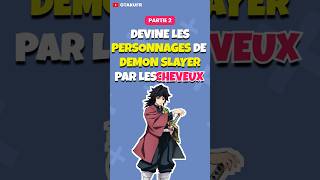 À qui sont ces cheveux  Quiz Demon Slayer Partie 2 demonslayer quiz shorts [upl. by Anileda515]