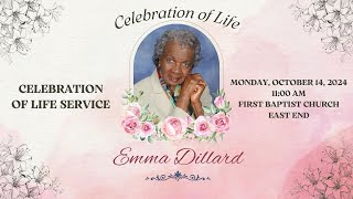 Celebration of Life for Emma Dillard  October 14 2024 [upl. by Dulcie]