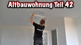 Erste Lampe anbringen  Elektrik in Altbauwohnung erneuern ElektroM [upl. by Nallij]