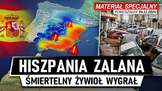 Hiszpania POD WODĄ  Wielka POWÓDŹ NISZCZY kraj [upl. by Combe]