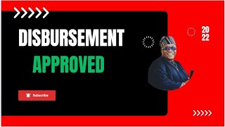 DISBURSEMENT APPROVEDCELEBRATION TIME funding disbursement [upl. by Nyloj194]