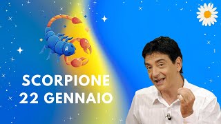 Scorpione ♏️ Lunedì 22 Gennaio 🔮 Oroscopo Paolo Fox  La forza della Luna e la vostra contro tutti [upl. by Glenn]