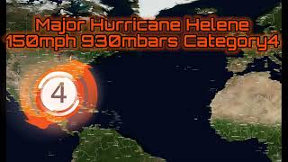 Hurricane Helene Prediction [upl. by Ugo]