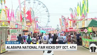 12 Talk Alabama National Fair kicks off Oct 4 [upl. by Airetnohs537]