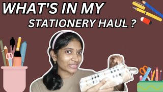 Whats in my STATIONERY HAUL ✏️ Tamil [upl. by Pelletier]