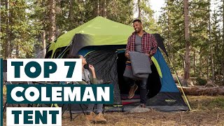 Top 7 Coleman Tents for Your Next Outdoor Adventure [upl. by Otrebor]