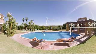 360 VIDEO  Villa Quinta Riad Alamos Algarve [upl. by Noraf]