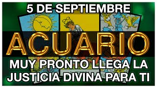 ACUARIO HORÓSCOPO DE HOY 🤩🤑🥰 5 DE SEPTIEMBRE 2024  ACUARIO HOY ♒ ACUARIO TAROT [upl. by Groh470]