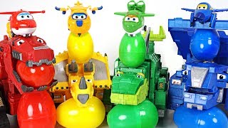 Flying dinosaurs kidnapped Super Wings Dinotrux Rescue a friends and surprise eggs  DuDuPopTOY [upl. by Cochrane283]