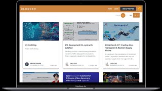 MERN Stack Website  Bloggen  A Modern Blogging Platform Demo with Source Code [upl. by Eslud]