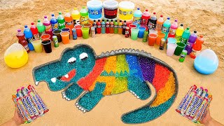 How to make Alligator with Mentos vs Toothpaste Eruption and Fanta Coca Cola [upl. by Mathew297]