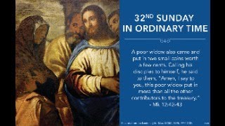 ThirtySecond Sunday In Ordinary Time Mass  November 10 2024 [upl. by Ahtnahc]