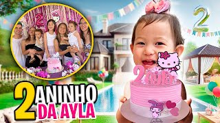 TRANSFORMAMOS A NOVA MANSÃO DOS MALOUCOS NA FESTA DE 2 ANOS DA AYLA [upl. by Mendelsohn]