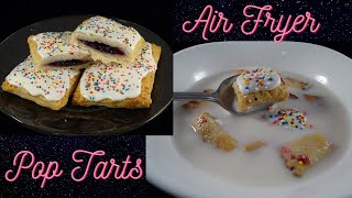 Air Fryer Pop Tarts  Homemade Pop Tarts Cereal DANGER COSORI PRODUCT RECALL SEE DESCRIPTION [upl. by Ott919]