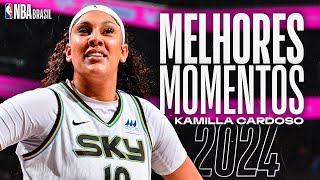 KAMILLA CARDOSO os MELHORES MOMENTOS da brasileira na temporada da WNBA [upl. by Prudy]