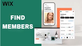 How To Find Members On Wix App [upl. by Eidderf]